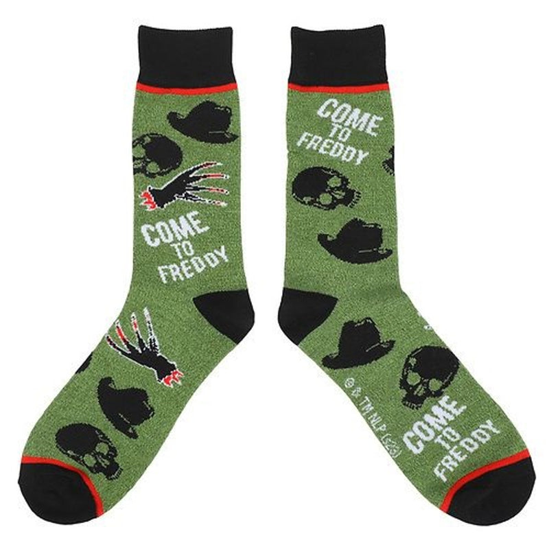 Freddy VS Jason 2-Pair Pack of Crew Socks by Bioworld