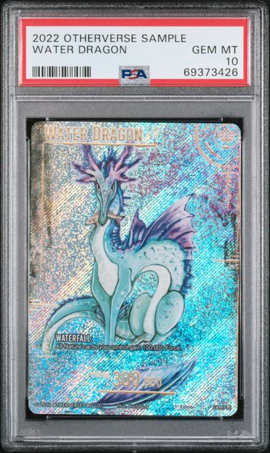 GRADED [PSA 10] 2022 OTHERVERSE SAMPLE WATER DRAGON