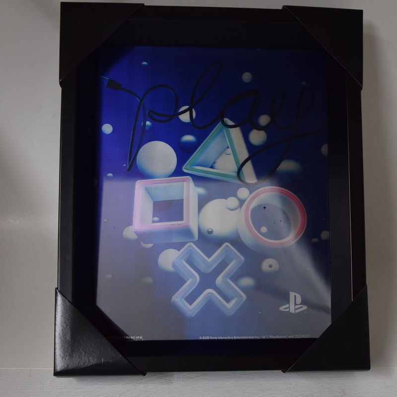 Playstation (Play) 3D Wall Art - Shadow Box Finish 11.25'