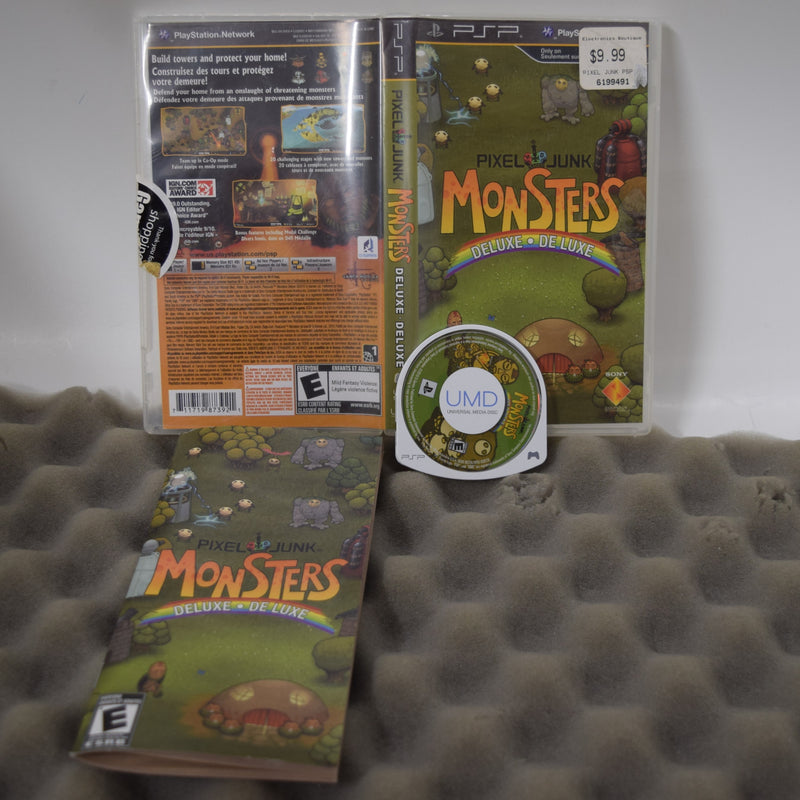 Pixel Junk Monsters Deluxe - PSP