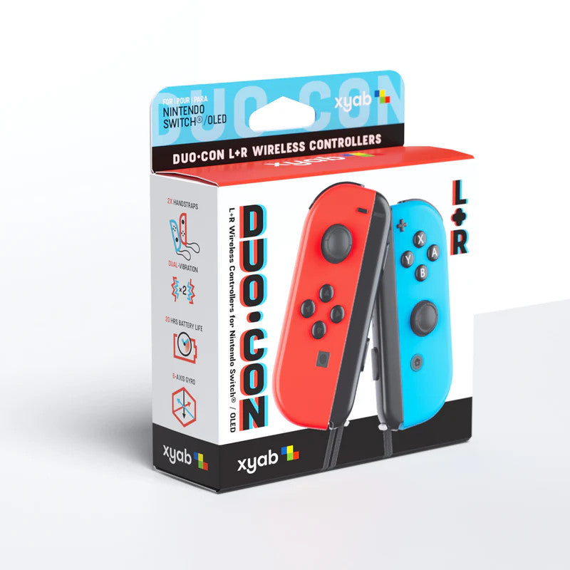 XYAB Nintendo Switch Duo-Cons - Blue & Red