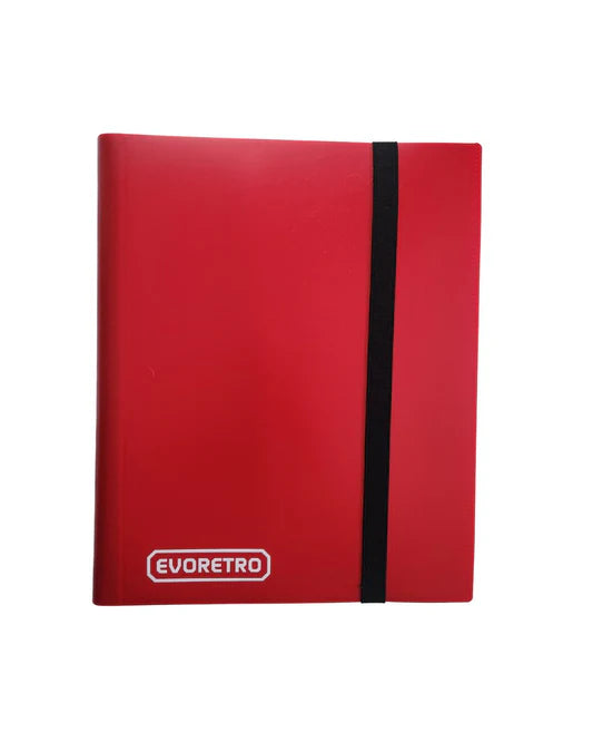 Evoretro - 9-Pocket Binder with Elastic - Red