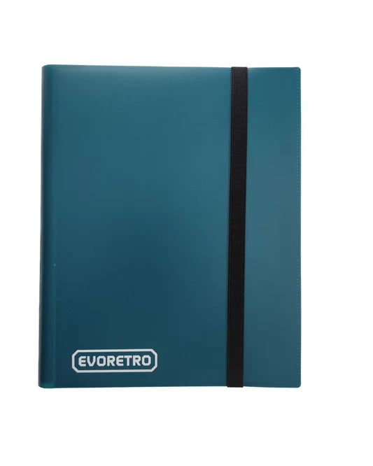 Evoretro - 9-Pocket Binder with Elastic - Blue