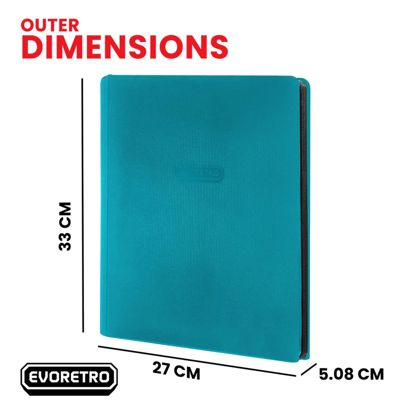 Evoretro 9-Pocket Card Binder - Teal