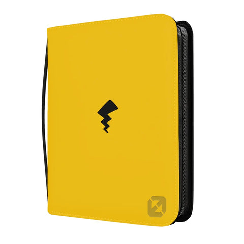 Evoretro Shield 3x3 Top Loader Binder - Lightning Yellow