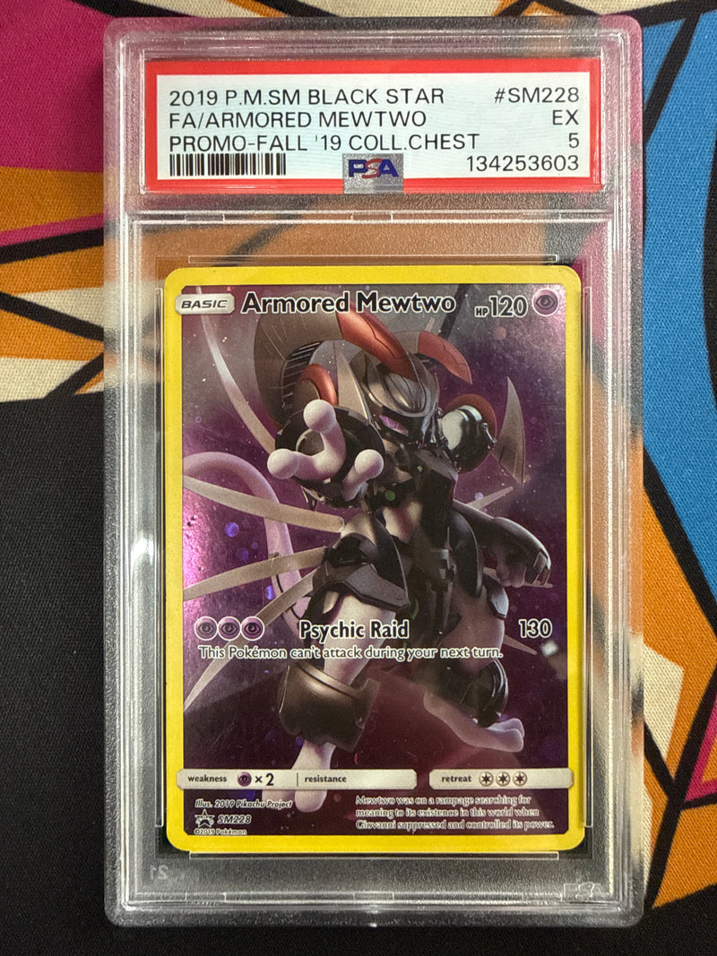Armored Mewtwo (SM228) [Sun & Moon: Black Star Promos] - Graded