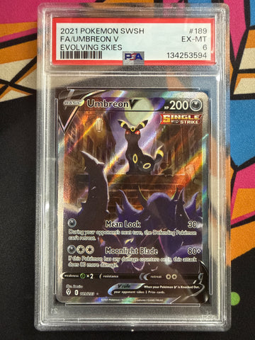 Umbreon V (189/203) [Sword & Shield: Evolving Skies] - Graded