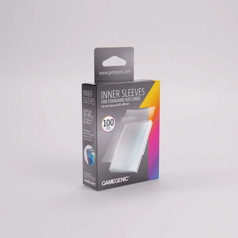 Gamegenic Standard Size Inner Sleeves Sleeves 100ct