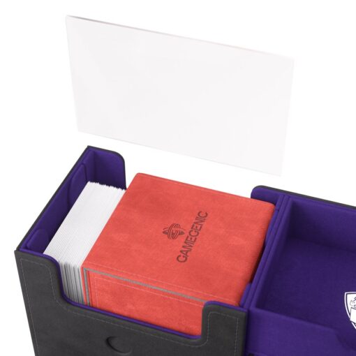 The Academic 133+ XL Deck Box - Gamegenic (Black / Purple)