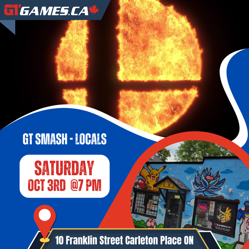 GT Smash Locals Ticket [Saturday Oct 3rd in Carleton Place]