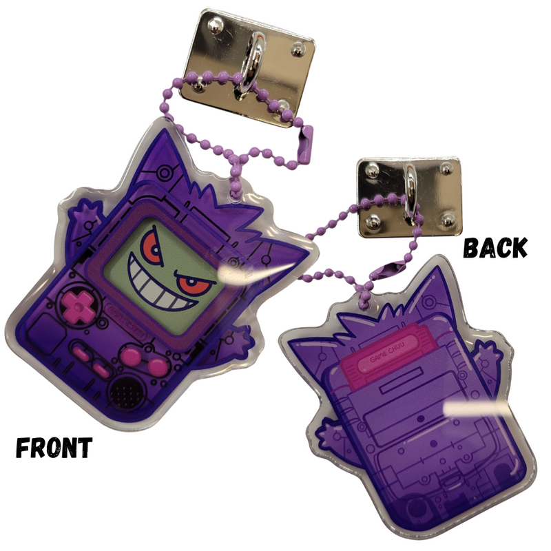 Gengar Gameboy Pokemon Keychain