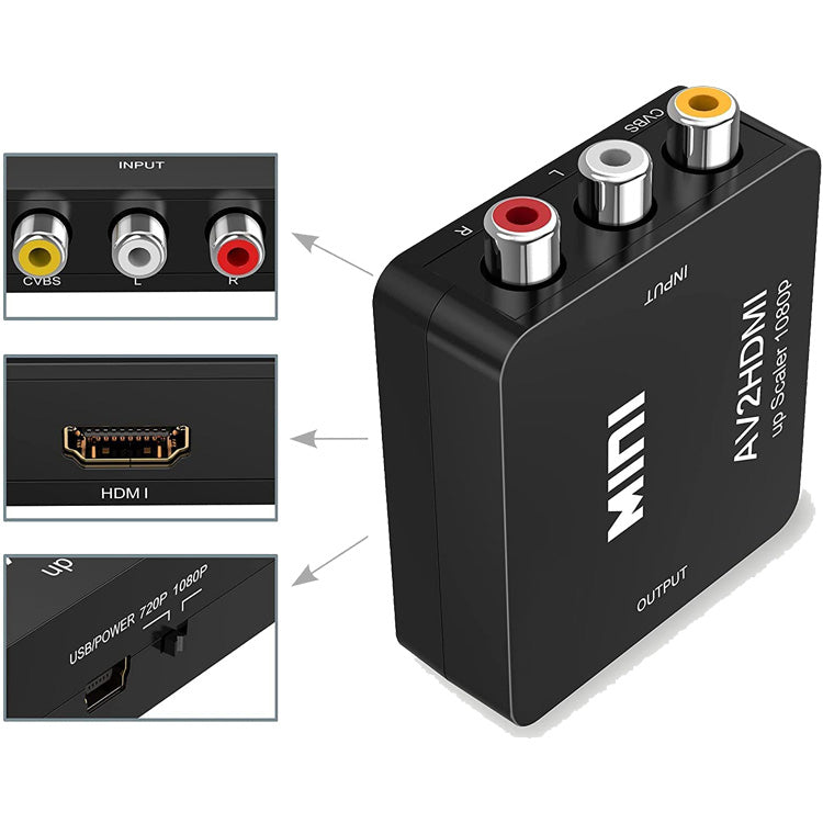 AV to HD Converter 1080P (UP Scaler)