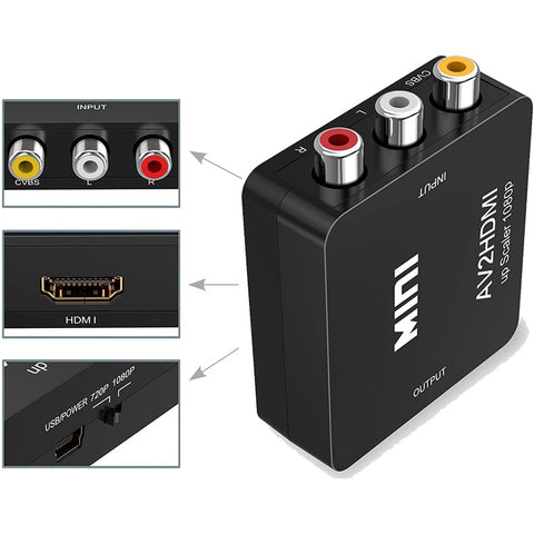 AV to HD Converter 1080P (UP Scaler)
