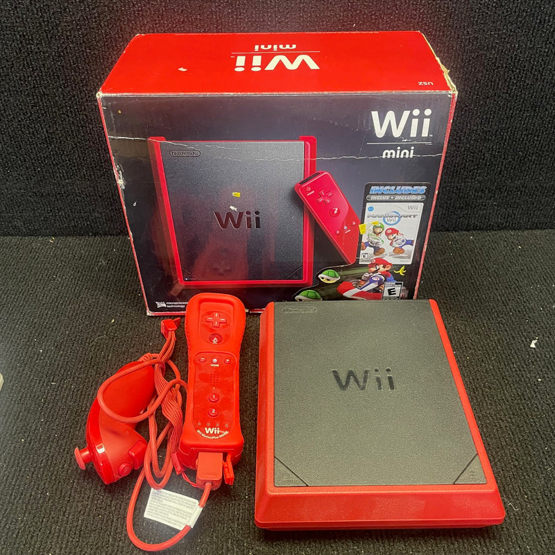 Nintendo Wii Mini System with Mario Kart Wii and 2 Wiimotes