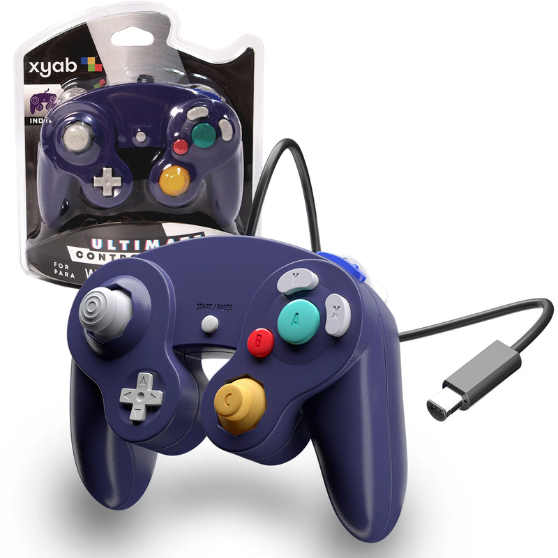 Wired Controller for Wii/Gamecube - Indigo