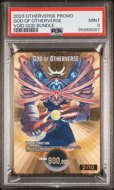 GRADED [PSA 9] 2023 OTHERVERSE PROMO GOD OF OTHERVERSE VOID GOD BUNDLE