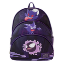 Pokemon Gengar Evolution Triple Pocket Mini Backpack - Loungefly