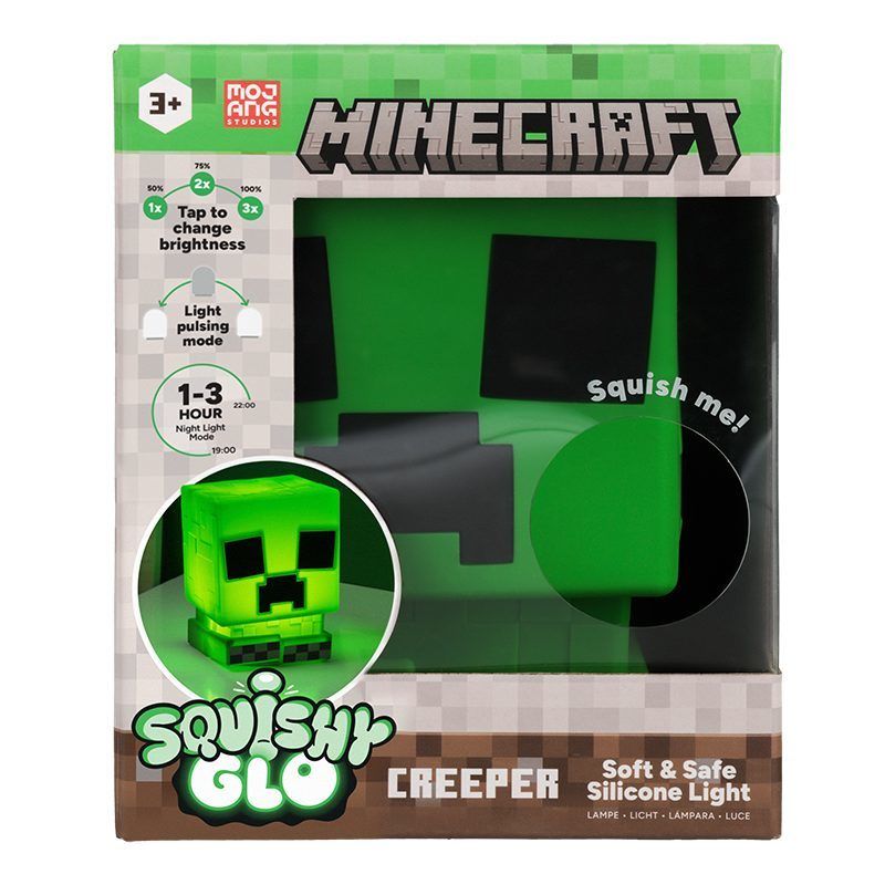 Minecraft Creeper Squishy Glow Light