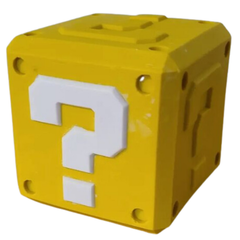 Mario Question Block Crayon Ornament