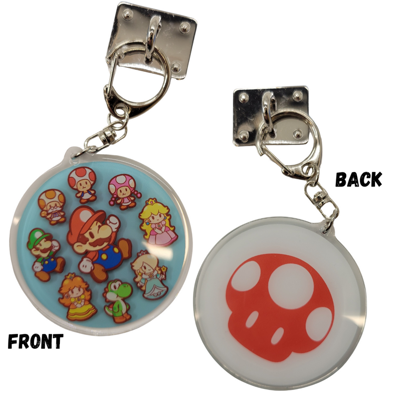 Mario Video Game Keychain