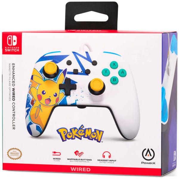 Nintendo Switch Enhanced Wireless Controller - Pikachu High Volt