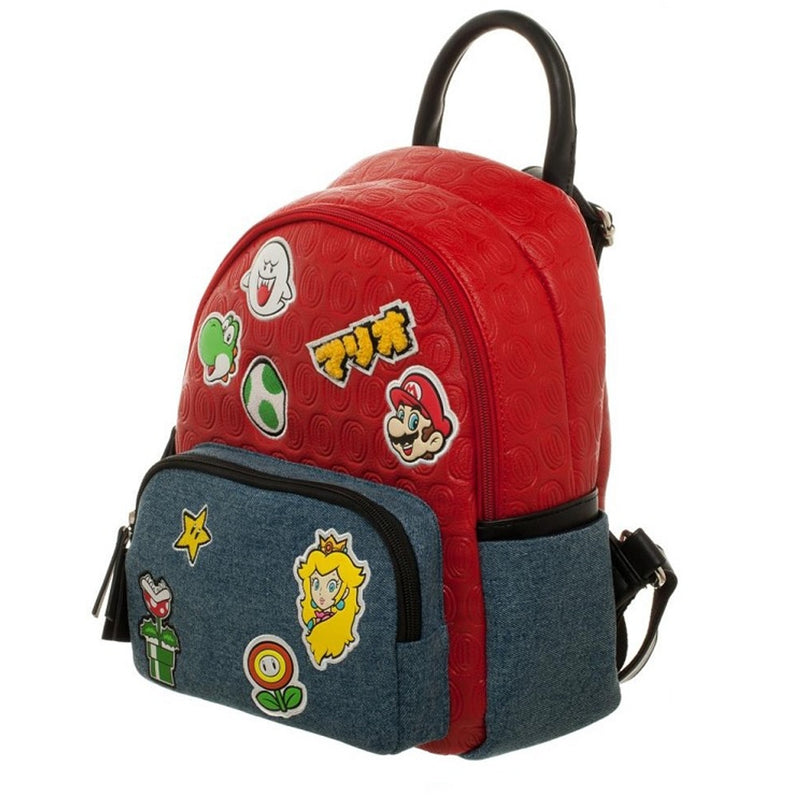 Super Mario Patches Mini Backpack