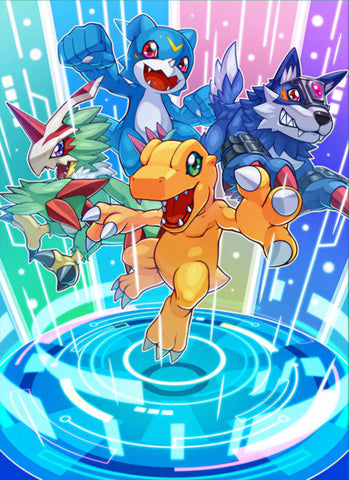Digimon - 5th Anniversary card sleeves - Signs of Digivolution