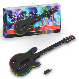 GROOVE Wireless Guitar Controller for PS4/PS3/PC