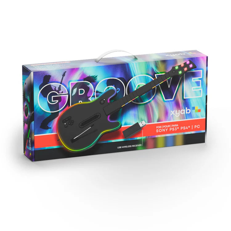 GROOVE Wireless Guitar Controller for PS4/PS3/PC