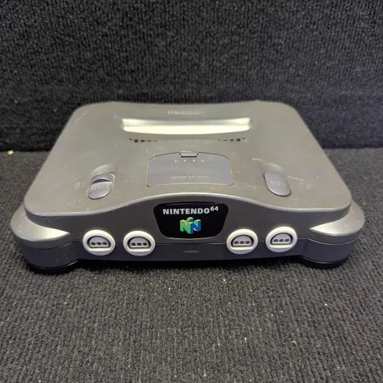 Nintendo 64 Console - Transparent/Purple Controller - Tested and Ready to Play