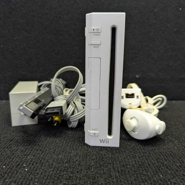 Nintendo Wii Bundle Console: White - (Tested & Ready To Play)