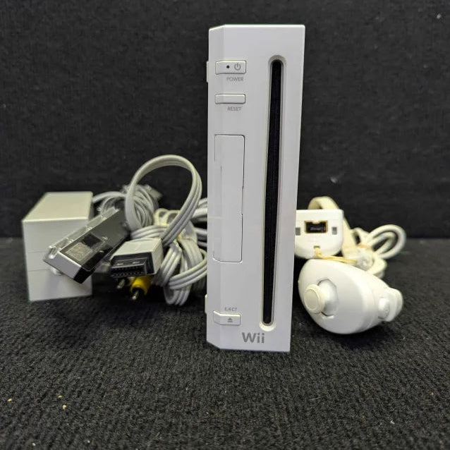 Nintendo Wii Bundle Console: White - (Tested & Ready To Play)