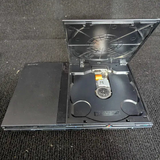 PlayStation 2 (PS2) Slim Black Console Bundle - Tested Ready to Play
