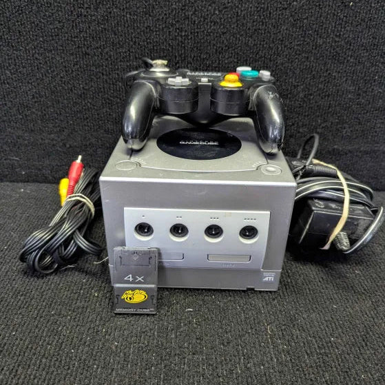 Gamecube Console Bundle - Silver ([RTP] Ready to Play)