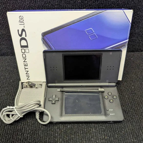 Nintendo DS Lite Console - Dark Blue - Ready To Play - COMPLETE IN BOX