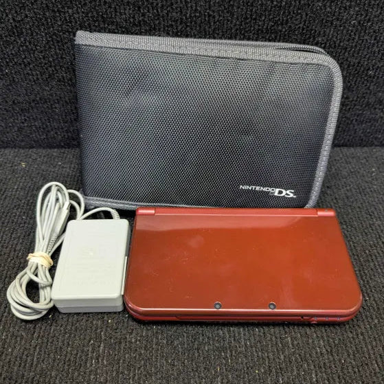 Nintendo 3DS XL Console - Blood Red - Tested Ready to Play