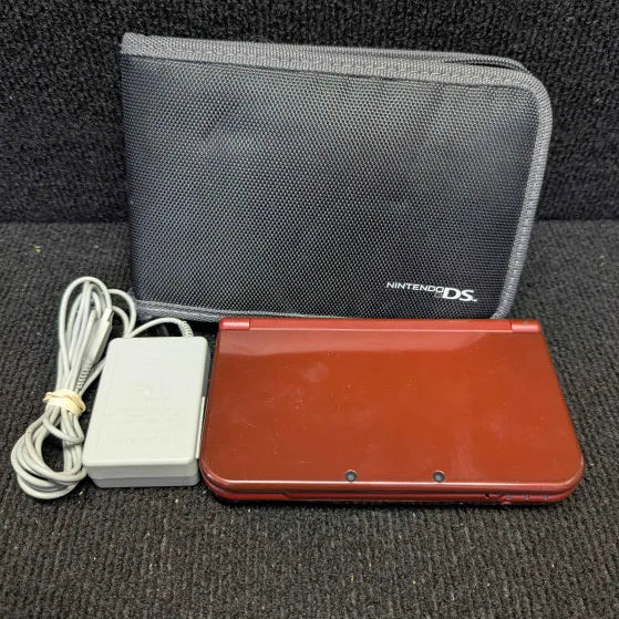 Nintendo 3DS XL Console - Blood Red - Tested Ready to Play