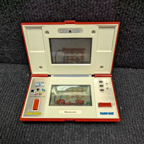 NINTENDO GAME & WATCH Mickey & Donald Multi Screen 1983 (BROKEN)