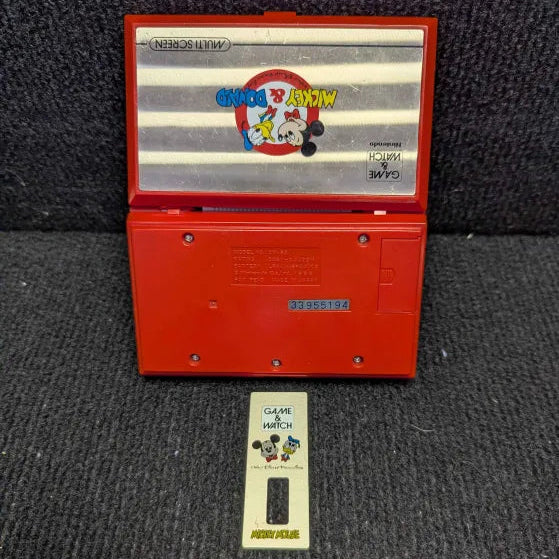 NINTENDO GAME & WATCH Mickey & Donald Multi Screen 1983 (BROKEN)