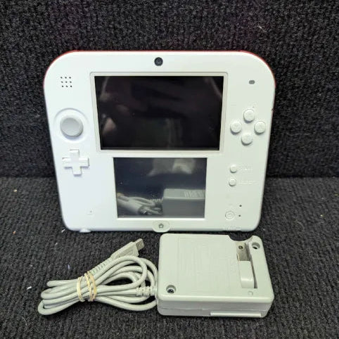 Nintendo 2DS Console - White / Red (Ready To Play)