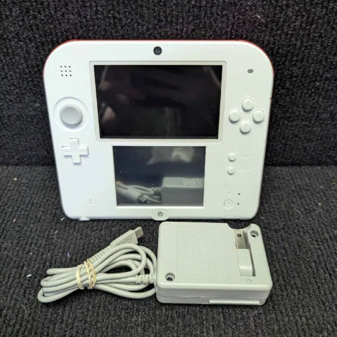 Nintendo 2DS Console - White / Red (Ready To Play)