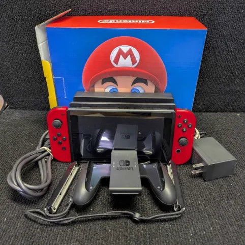 Nintendo Switch Mario Edition Console Bundle - Tested and Ready to Play