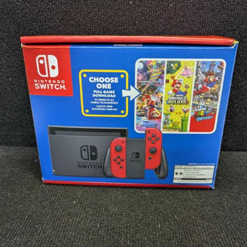Nintendo Switch Mario Edition Console Bundle - Tested and Ready to Play