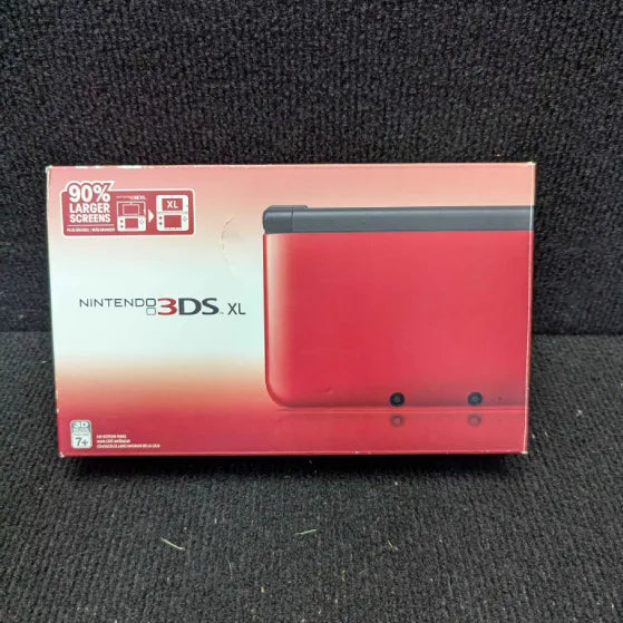 Nintendo 3DS XL Console - Red - IN BOX - Tested Ready to Play