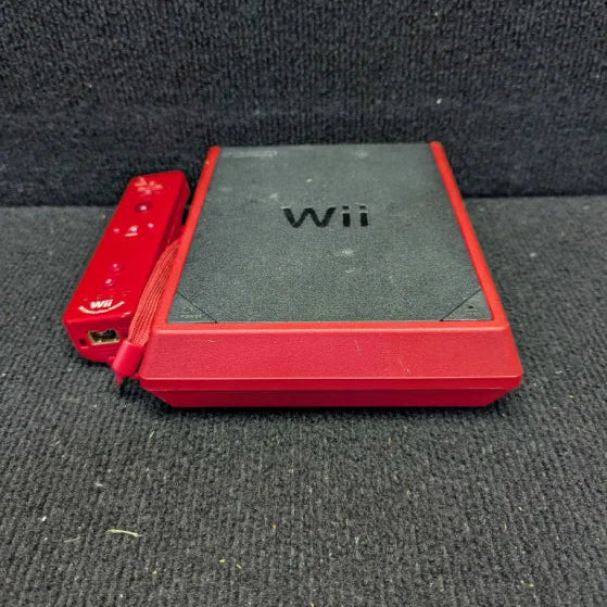 Nintendo Wii Bundle: Red and Black - (Tested & Ready To Play)