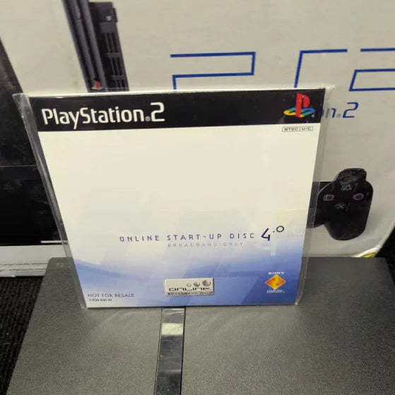 PlayStation 2 Slim Black Console Bundle - COMPLETE IN BOX