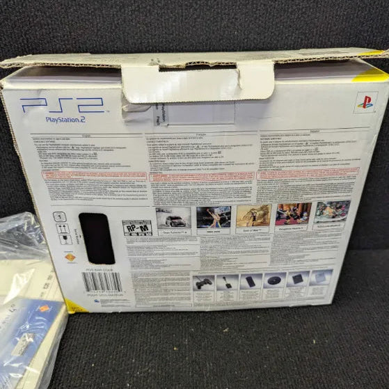 PlayStation 2 Slim Black Console Bundle - COMPLETE IN BOX