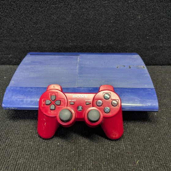 Playstation 3 Console (Blue) - (Tested - Ready To Play)