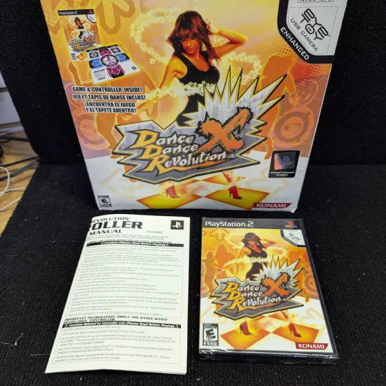 Dance Dance Revolution X (Sony PlayStation 2) - Bundle (COMPLETE)
