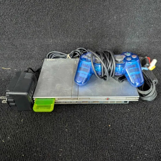 PlayStation 2 Slim silver Console Bundle - Tested & RTP